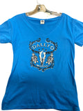 Blue and Pink women’s t-shirt